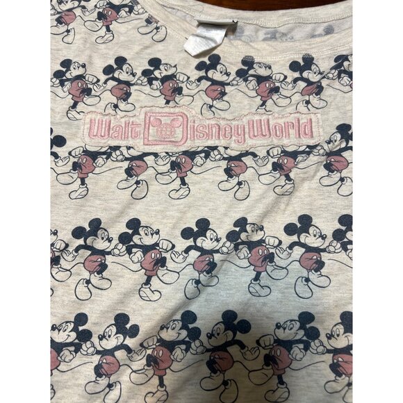 Walt Disney World Mickey Mouse Long Sleeve Off Shoulder Sweatshirt Size 3X - Picture 2 of 5